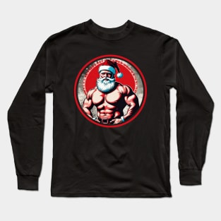 Merry Christmas Muscular Comrade Long Sleeve T-Shirt